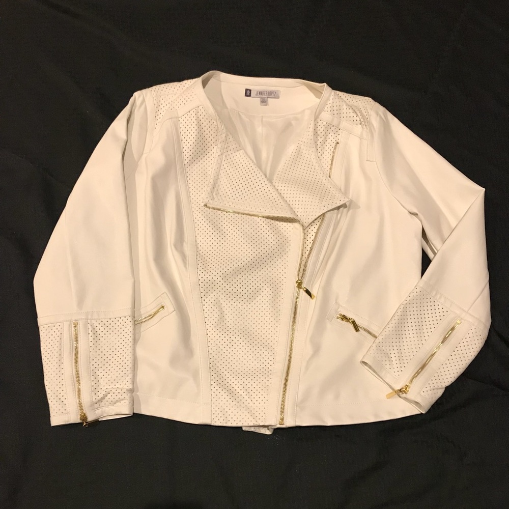 NWOT: Women's 2X J-Lo Faux Leather Jacket
